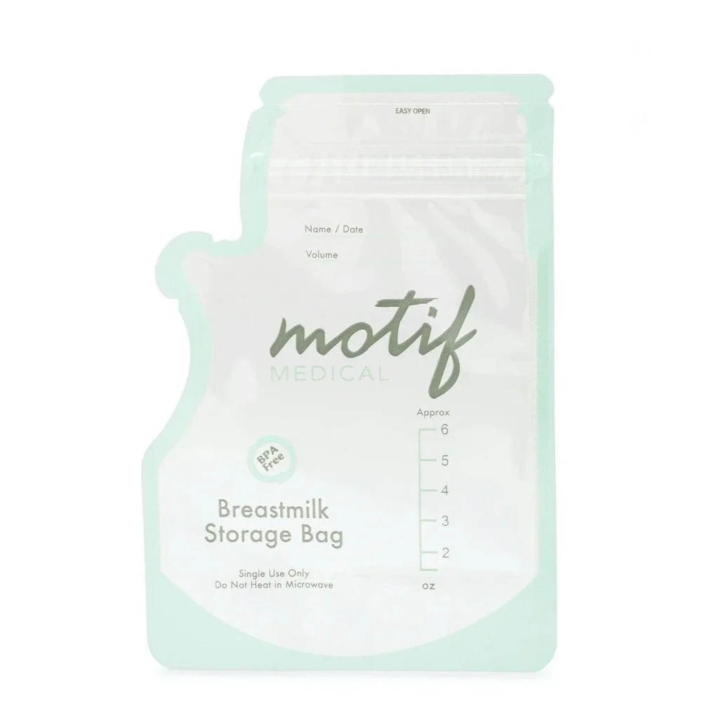 Motif BreastMilk Storage 8 Oz. Bags 100 Count New Sealed